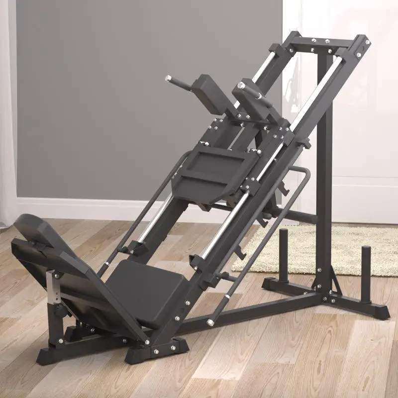 High Quality Leg Press Commercial Gym Fitness Equipment 45 Hack Squat Degree Inverted Kicking Machine Linear Bearing Home Gym