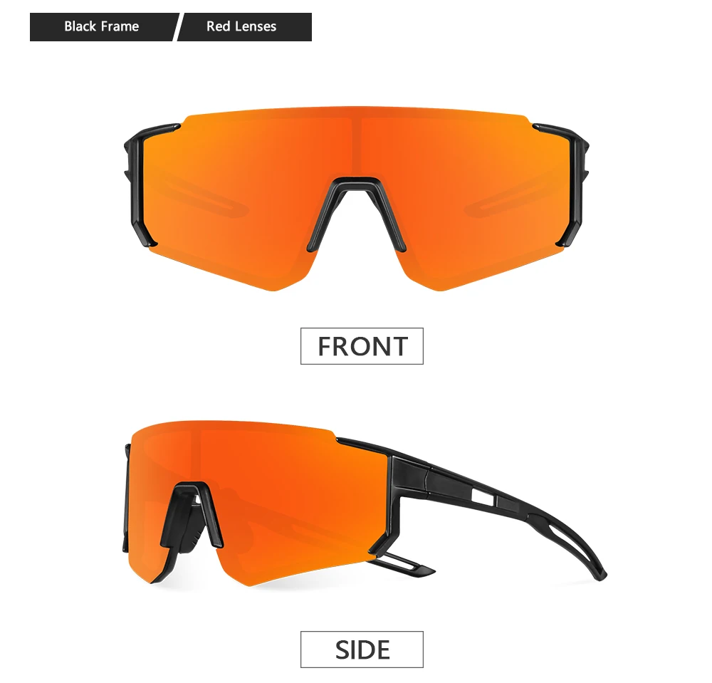 CRIXALIS 3Pcs Sport Sonnenbrille Für Männer Spiegel Für Laufen Fahrrad Radfahren Gläser Klettern Gläser Brillen Frauen Brille UV400 – Detail 8