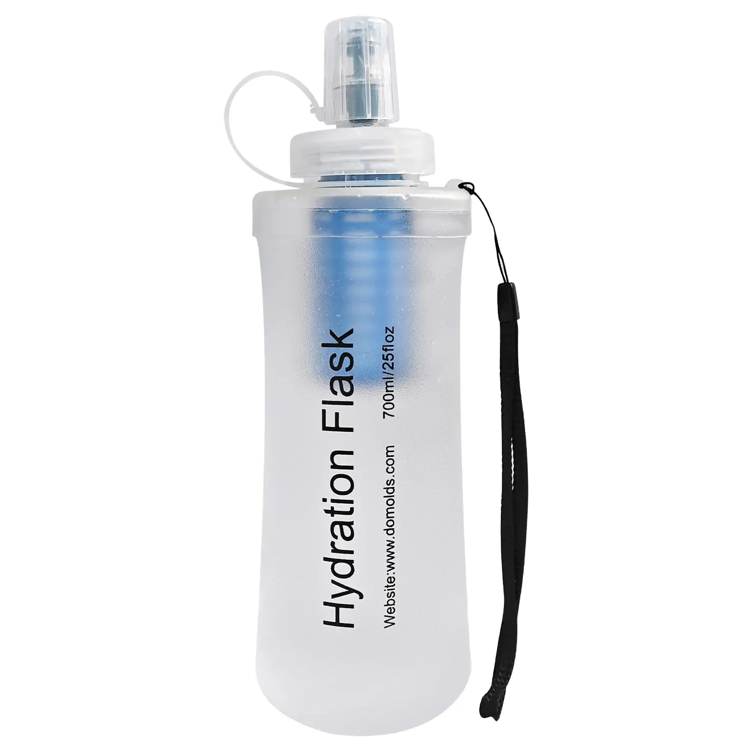 Soft TPU Collapsible Water Bottle, Large Volume, Hiking, Camping, Cycling, Running, Outdoor Sports, 700ml