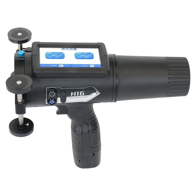 Handheld inkjet printer 6cm coding utility pole cement stone tube