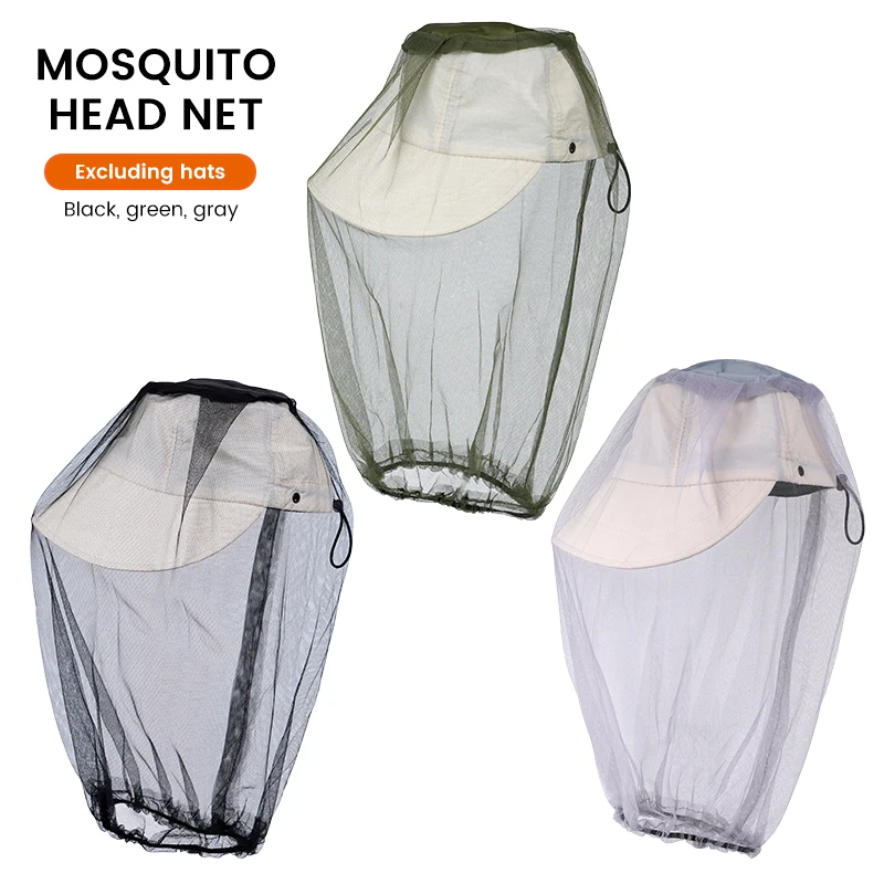 Anti Bee Cap Outdoor Anti-Mosquito Fishing Hat Portable Head Cover Collecting Honey Breathable Sunshade Mask Preventing Bees