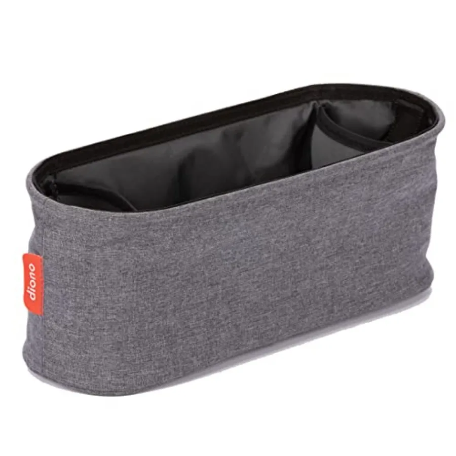 Universal Stroller Organizer with Cup Holders, Secure Attachment, Zippered Pockets, Safe and Secure