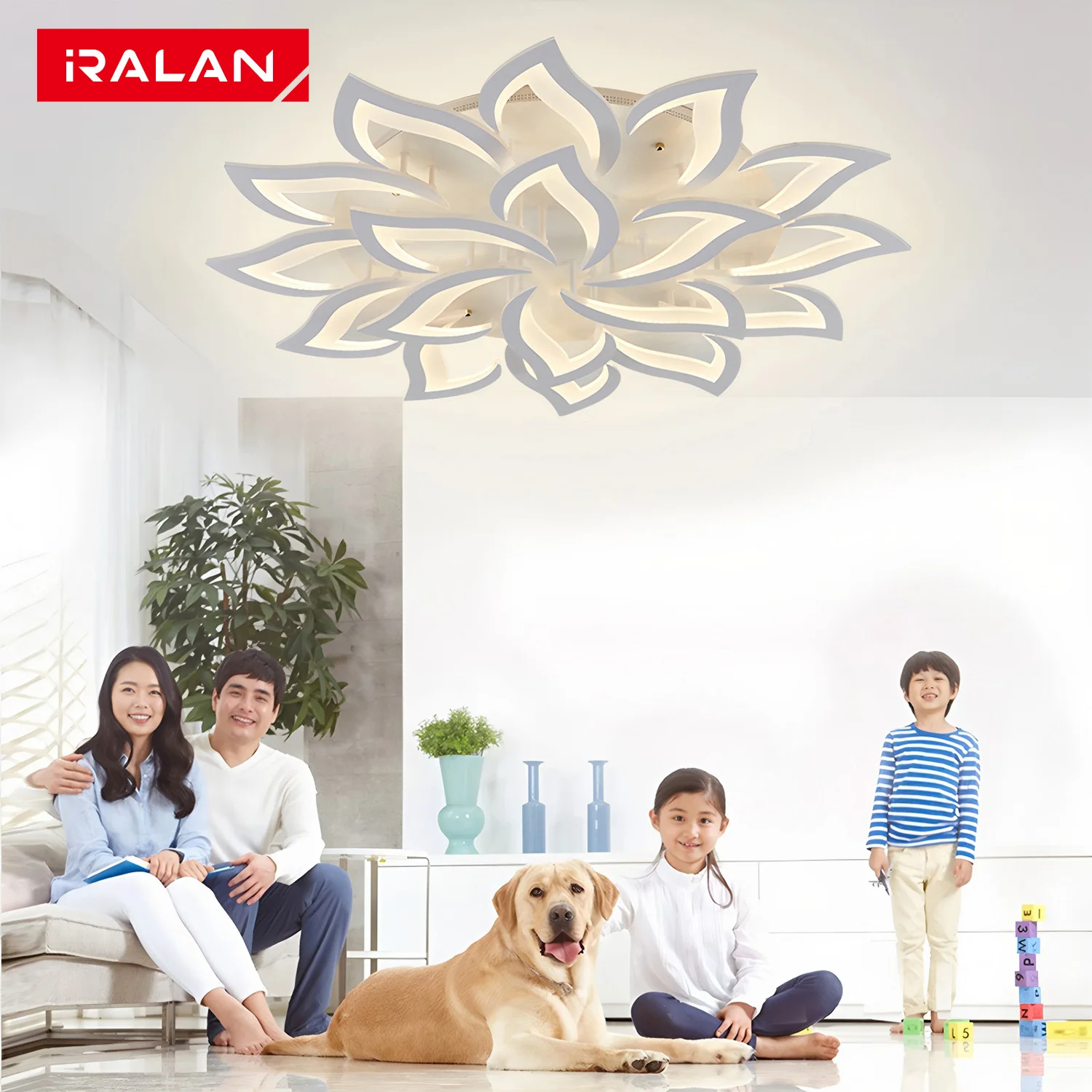 LED plafond lustre acrylique chambre décoration cuisine salle à manger café Bar intérieur plafond suspension lampe télécommande lumière