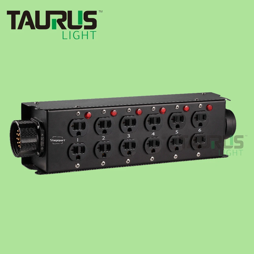 

Taurus Light Power Box Socapex 19pin to 12x Edison Power Distributor