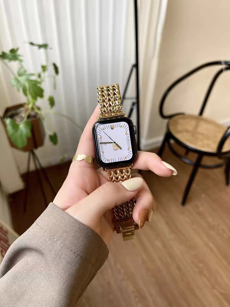 حزام فاخر رائع لساعة أبل من ال - مراجعة Luxury Watch Nice وسعره