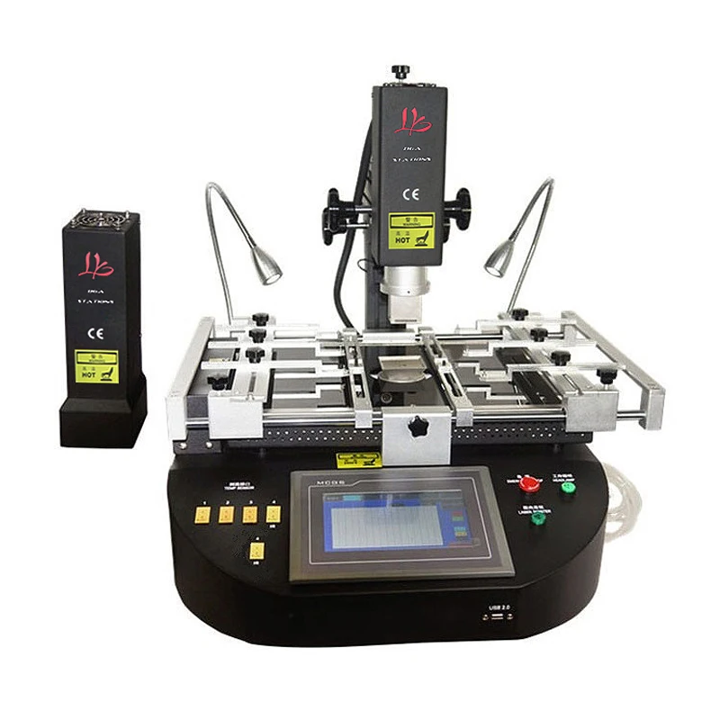 OMEGA XD Universal Bga Rework Station 3 Zones 2 Zones Hot Air & Infrared 5500W 220V for Welding Remove or Repair
