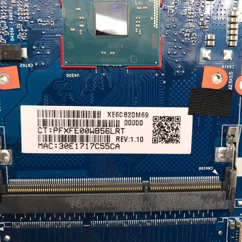 Placa base para ordenador portátil, 858040-001, 858040-501, 858040-601 para 14AM, 14-AM, 240 G5, 6050A2823301-MB-A01 W/SR2KN 3060 CPU, 100% probado completamente