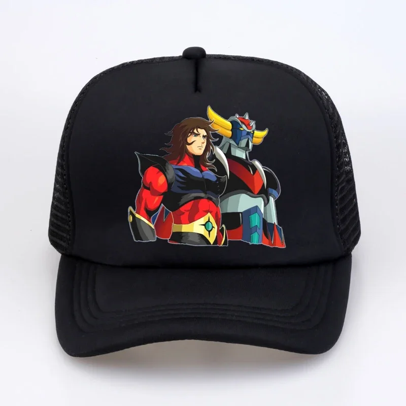 Men 192 Vitru Grendizer Goldorak UFO Robot baseball cap 100% Cotton cool summer Mesh Breathable trucker cap hat