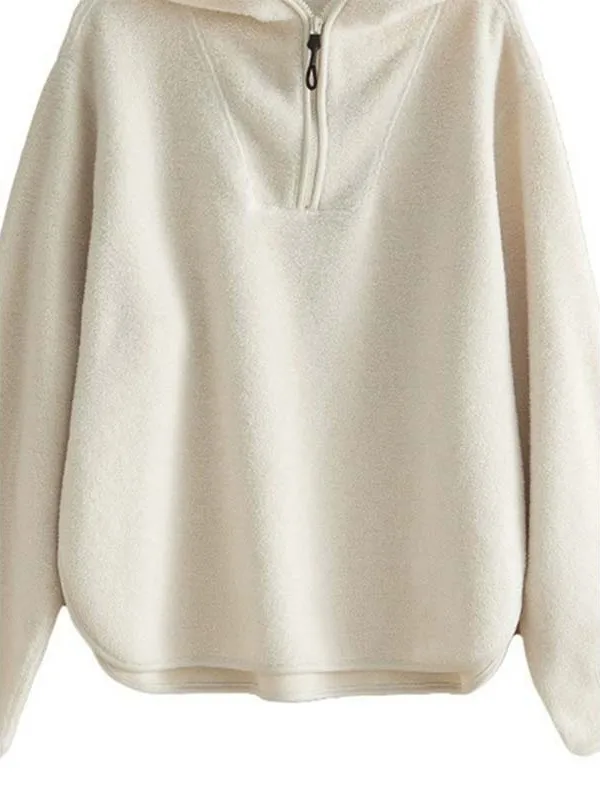 Ciepła i miękka fioletowa bluza z kapturem z batatów dla kobiet, jesienno-zimowa, codzienna, wygodna, poliestrowa, długa...