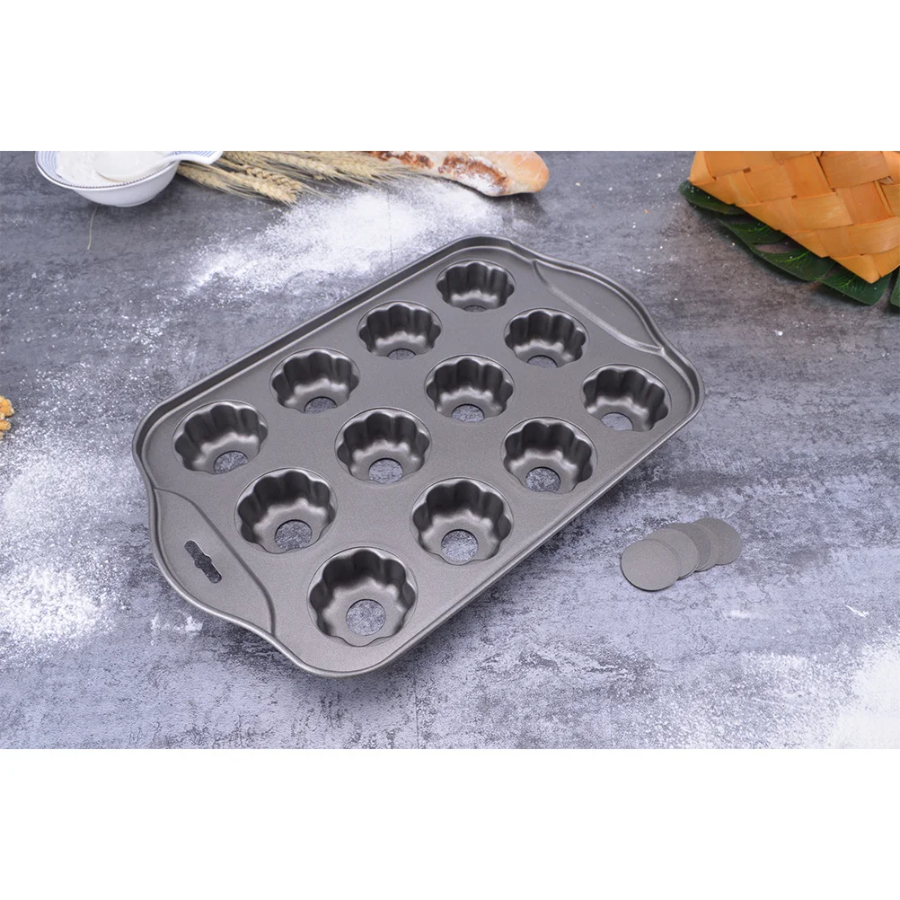 

Flower Shaped Non-Stick Baking Pan With Removable Bottom For Brownies Cakes Tarts Muffins Chocolate Mold Oven Bakeware