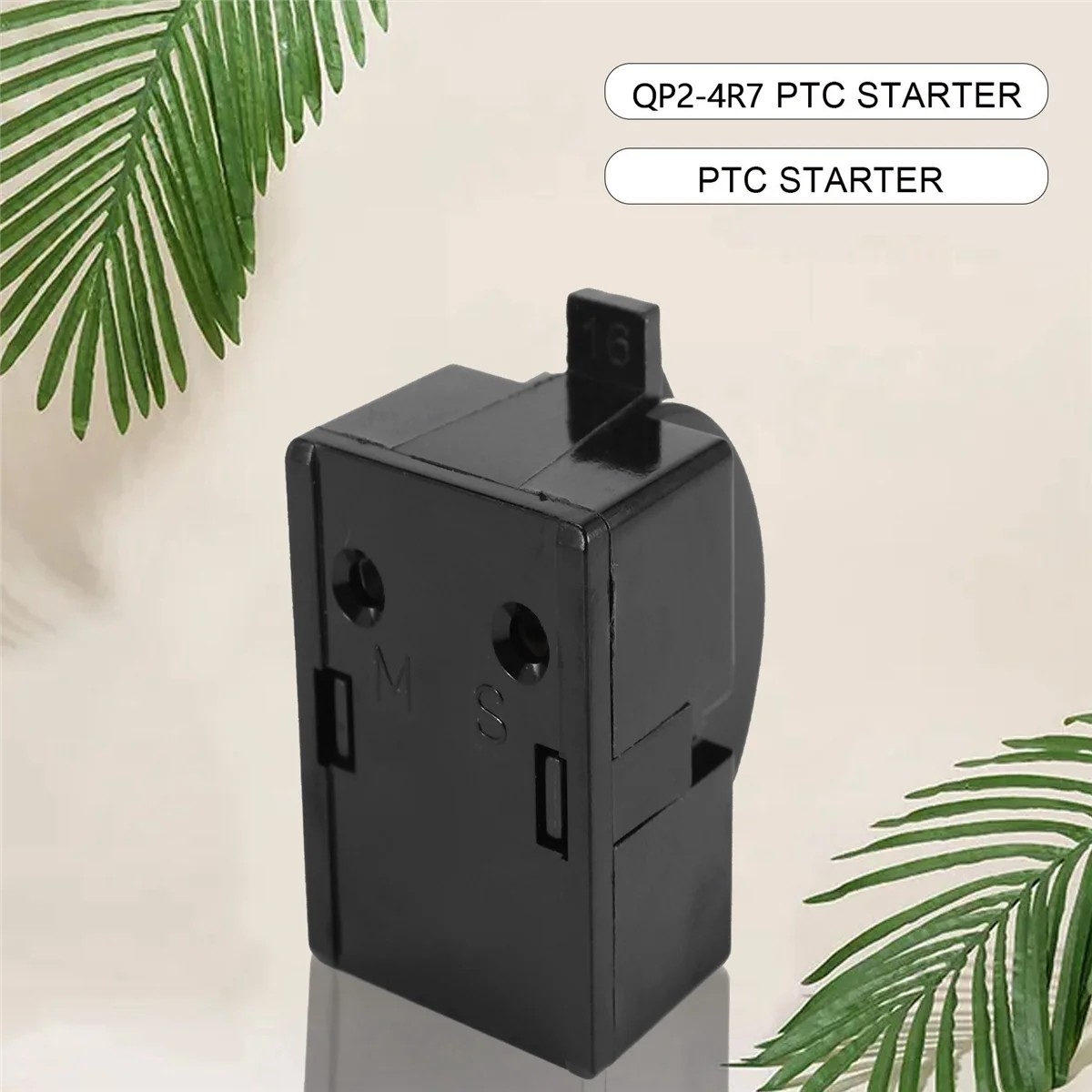 ETRT 2pcs QP2-4R7 Start Relay Refrigerator PTC Ohm 1 Pin