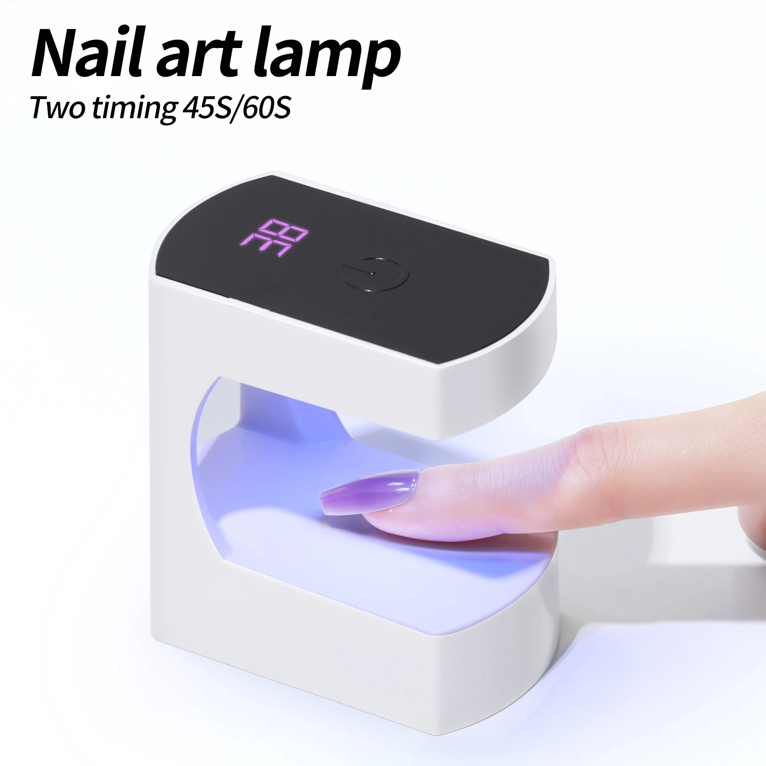 LULAA Portable Nail Uv Machine Gel Manicure UV Lamp LED Mini Nail Light Portable Fast Easy Nail Extension Manicure UV Lamp