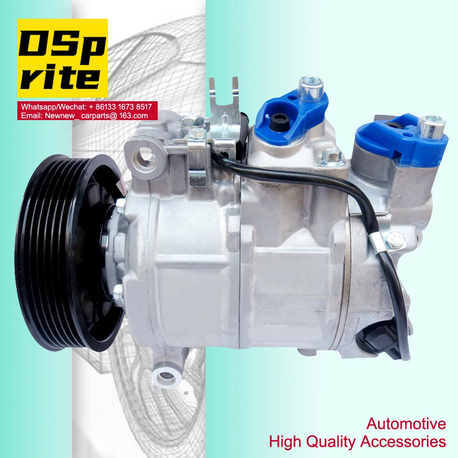 CAR A/C Compressor For Audi A6 C6 2005-2012 Quattro A7 Quattro 3.0L V6 2012-2016  8E0260805BC 8K0260805D 4G0260805A 4F0260805AF