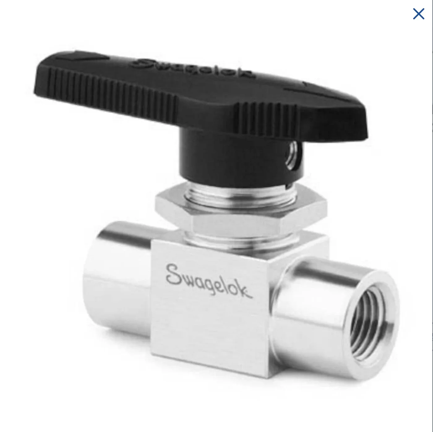 

SS-43GF4RT Stainless Steel 40G Series Ball Valve 1/4in. Tapered ISO Internal Thread 0.09Cv