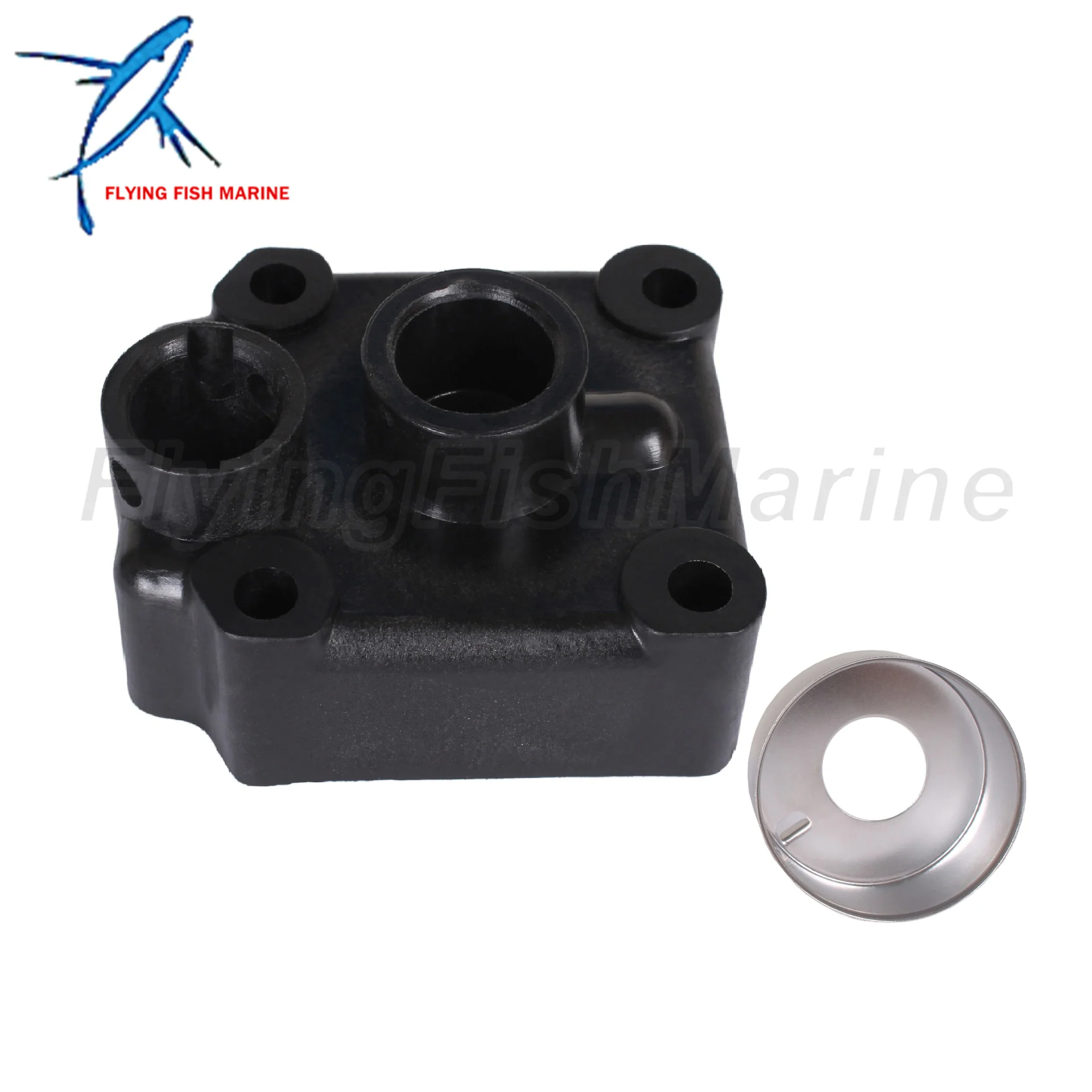 

Outboard Motor 348-65016-0 348-65016-1 348650161M Water Pump Case Housing w/Liner 348-65011-0 for Tohatsu Nissan 25HP 30HP 40HP