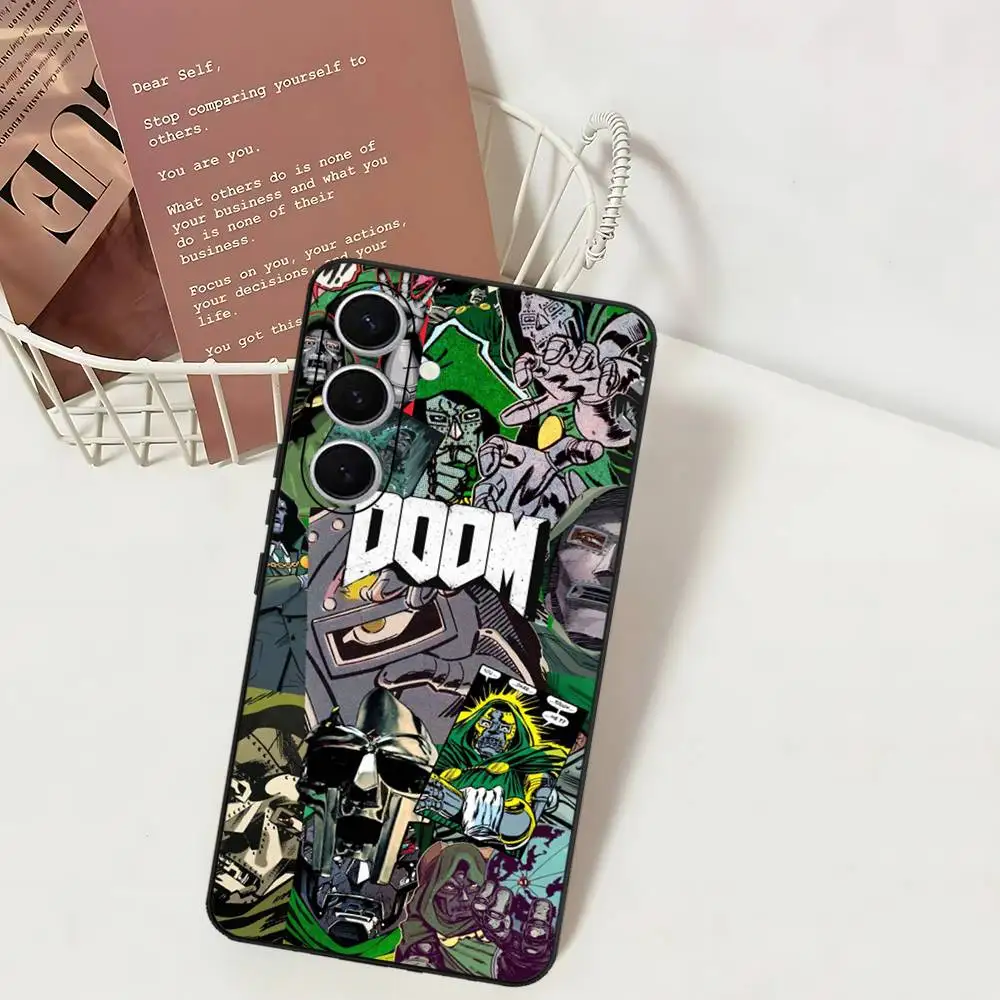 Fashion MF DOOM Hot Singer Phone Case For Samsung S 24 Fe 25 Ultra Plus 20 Lite 21 30 22 23 24 22 Ultra 5G Fundas