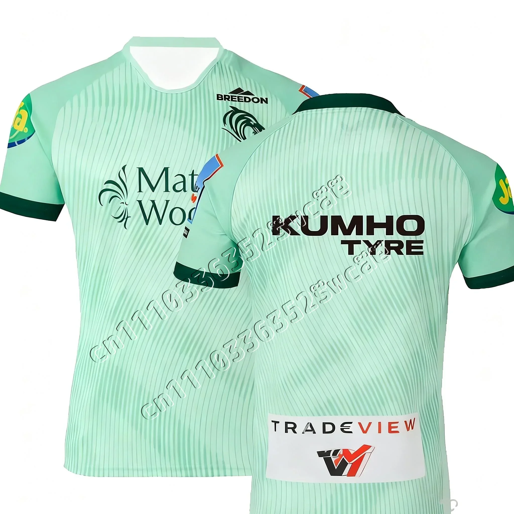 Leicester Tigers Rugby-Sporttrikot UK Herren Britisches Rugby Freizeit-Trainings-T-Shirt 2026 Familien-Set England Neu – Detail 4