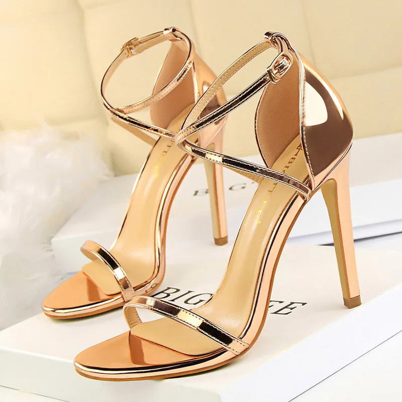 

Shoes Buckle Strap High Heels New Women Heels Sandals Stiletto Sexy Heels Party Shoes Women Pumps Ladies Shoe Comfort Big Siz 43