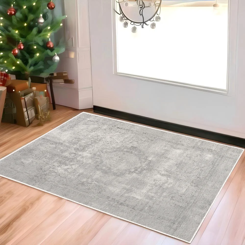 Light luxury minimalist household carpet, Scandinavian style living room floor mat, non-slip, machine washable indoor and outdoo