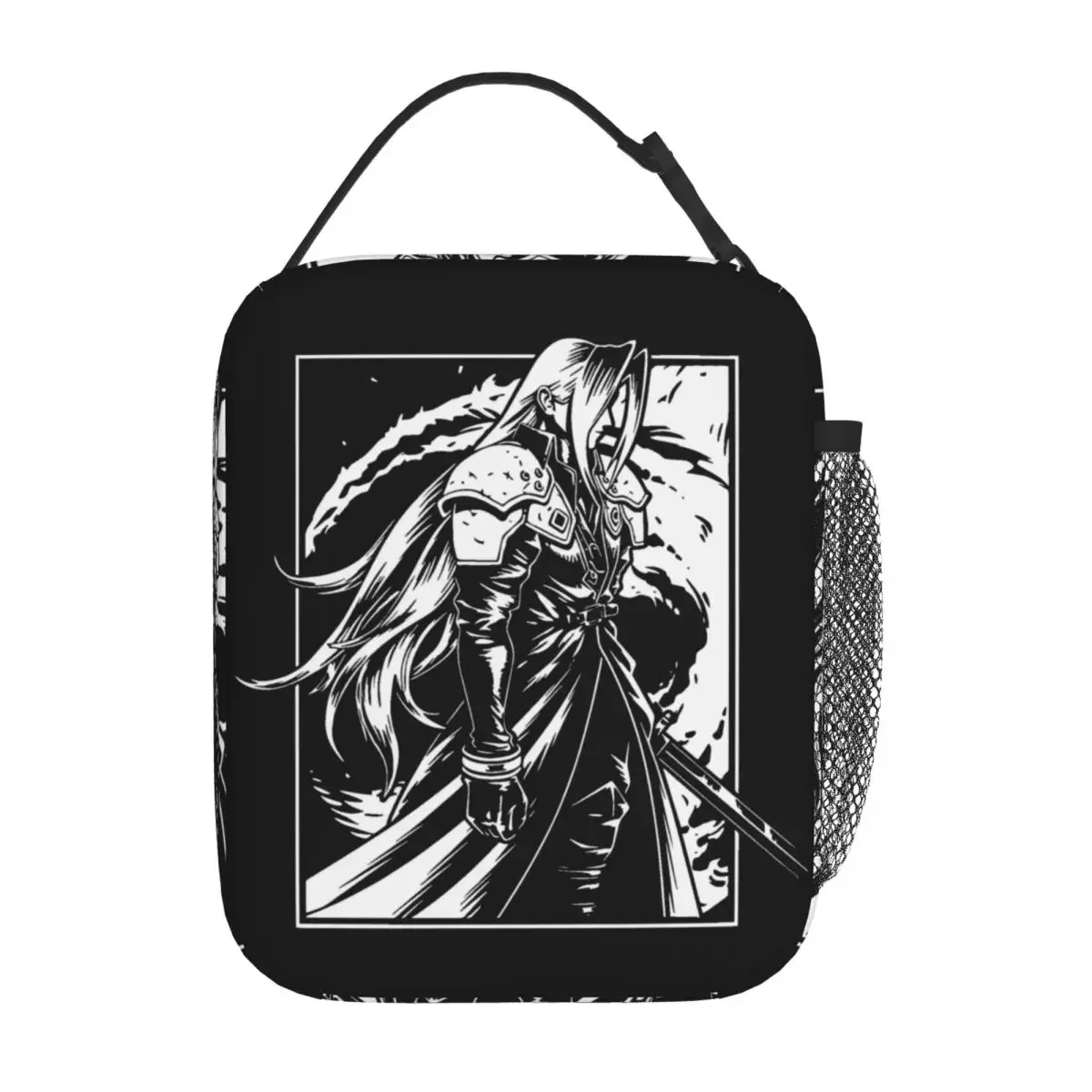 Insulated Lunch Bag Game Final Fantasy Sephiroth Accessories gaming Storage Food Box Fashion Cooler Thermal Lunch Box For Travel