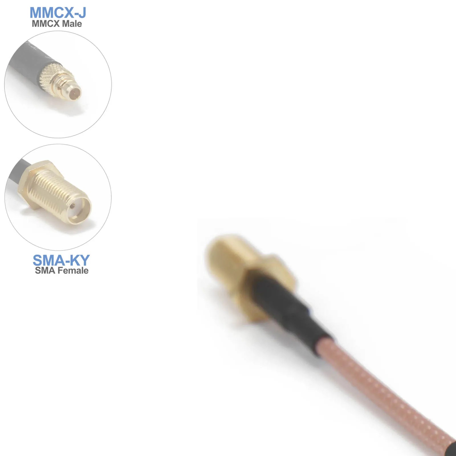 

6G SMA to MMCX Cable SMA Female to MMCX Male Adapter RG316 Antenna Extension Cable for Long Range FPV Drone Plane Multicopter