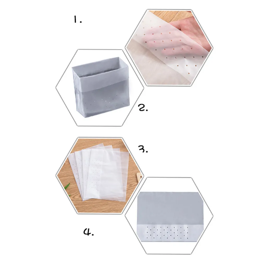 

60 шт. мешков для мусора для кухонной раковины, одноразовые фильтрующие мешки-сетки для слива, предотвращающие засоры, кухонные аксессуары