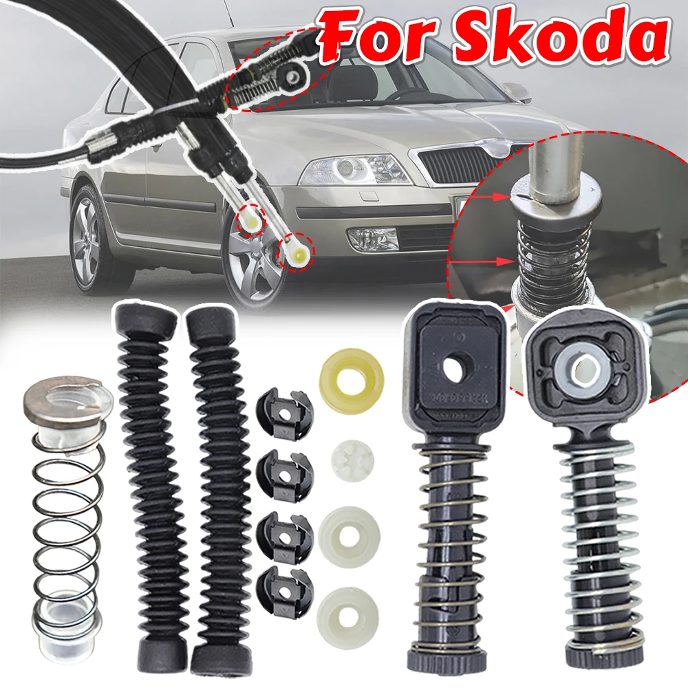 

Car Gear shift linkage End Bowden Cable Gaiter Bushing Catch Selector Shaft Collect Shifter Lever Adjuster Repair Kit For Skoda