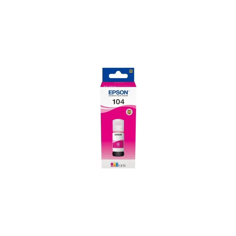 Epson 104 Magenta-Original ink bottle C13T00P340 C13T00P340 tintasycartuchos.com