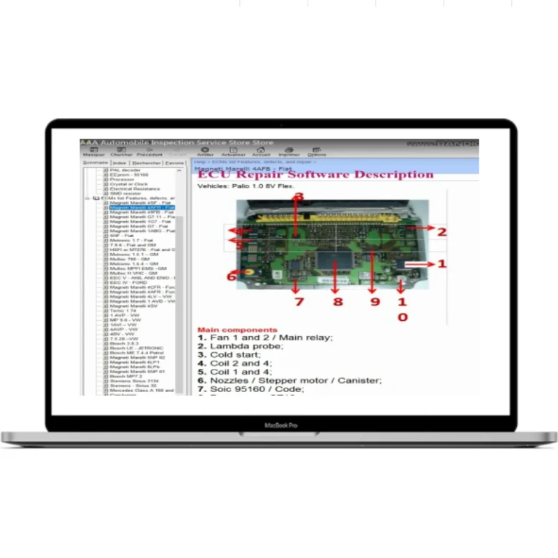 

Car ECU Repair Software Description and Location Pinout Of ECU Components Tool Troubleshooting Methods Theft Prevention