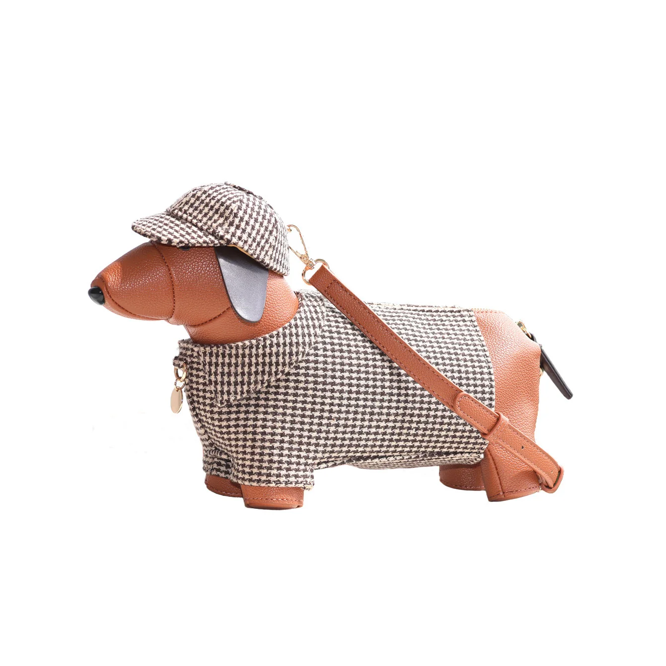 Geldbörsen und Handtaschen für Damen, Designer-Umhängetasche aus Leder, niedliche Hundeform, Abendparty-Tasche, Damentasche – Detail 31