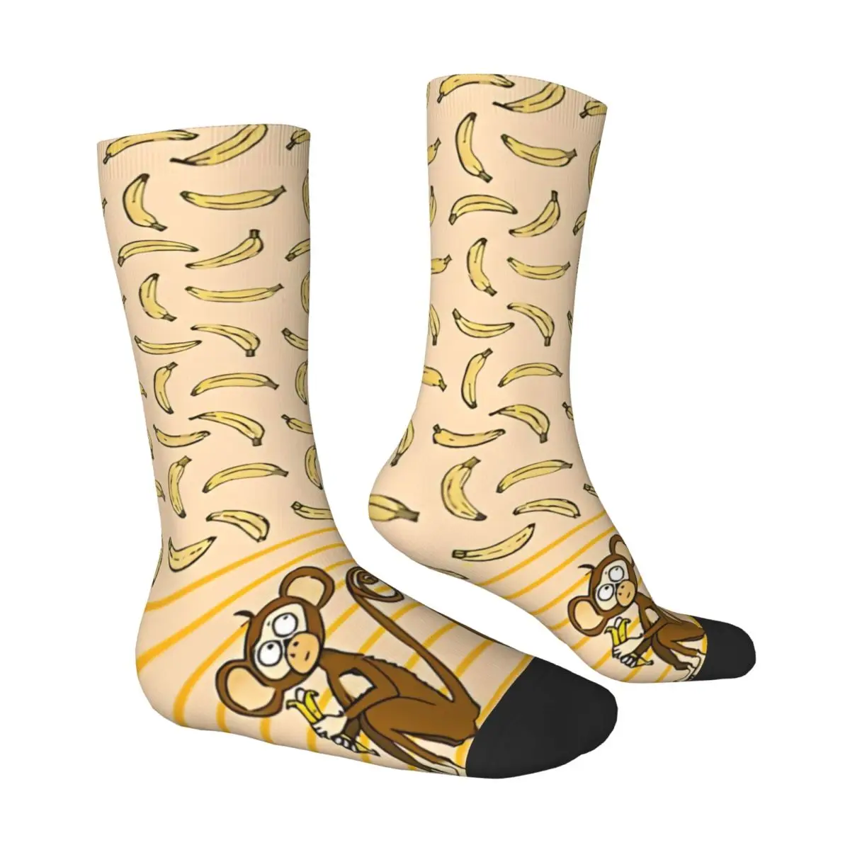 Chill scimmie Banana scimmie calzini invernali Unisex calzini felici antivento street style Crazy Sock