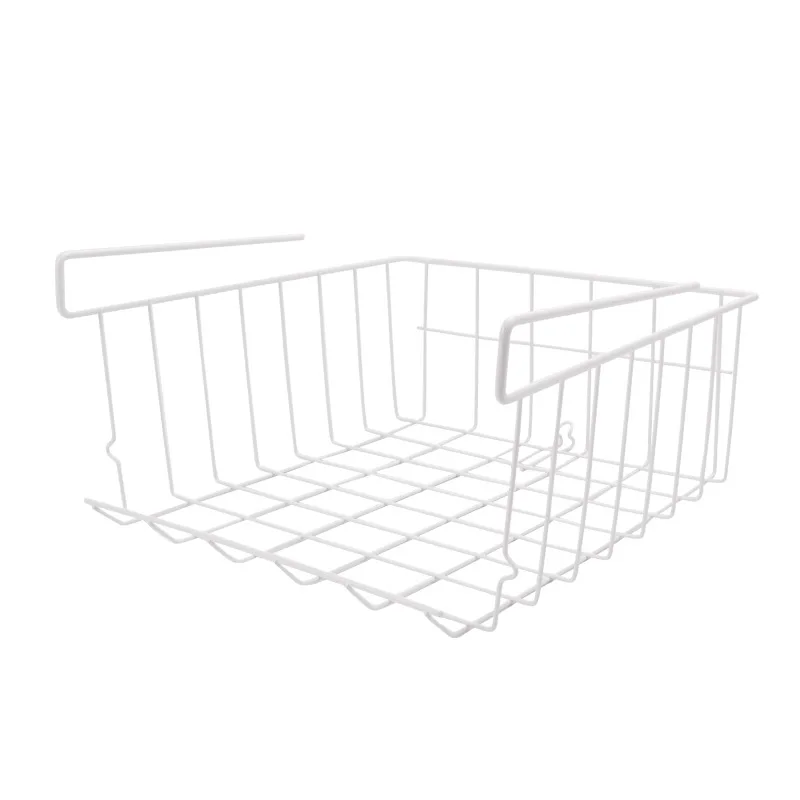 

Wholesale Kitchen Hanging Cabinet Basket Storage Rack Layered Sorting Rack Wardrobe Hanging Stackable Storage Rack