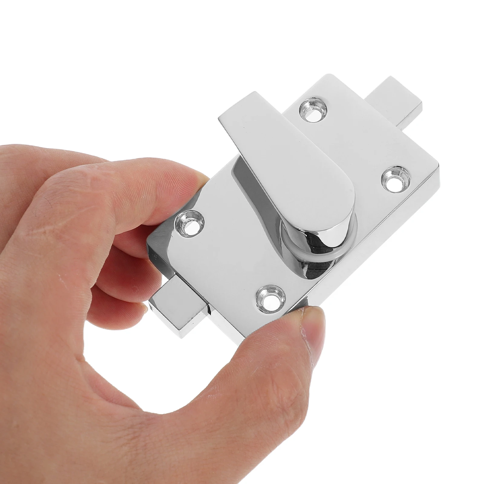 

Bathroom Door Lock Zinc Alloy Privacy Indicator Vacant Occupied Display Silent Operation for Public Restrooms Home Bathrooms