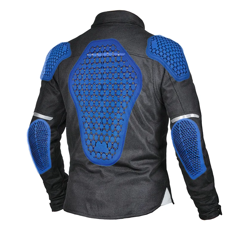 

VOLERO Summer New Motorcycle Riding Jacket Men Breathable Mesh Motocross Protector Clothes Women Resistant Moto Bicycle Jacket