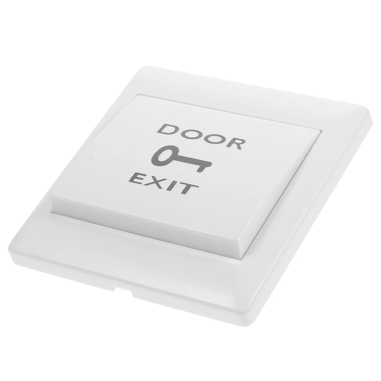 

Door Exit Push Release Button 86X86Mm White Hard Plastic Dc 36V/3A Three Output Access Control Exit Switch For Door