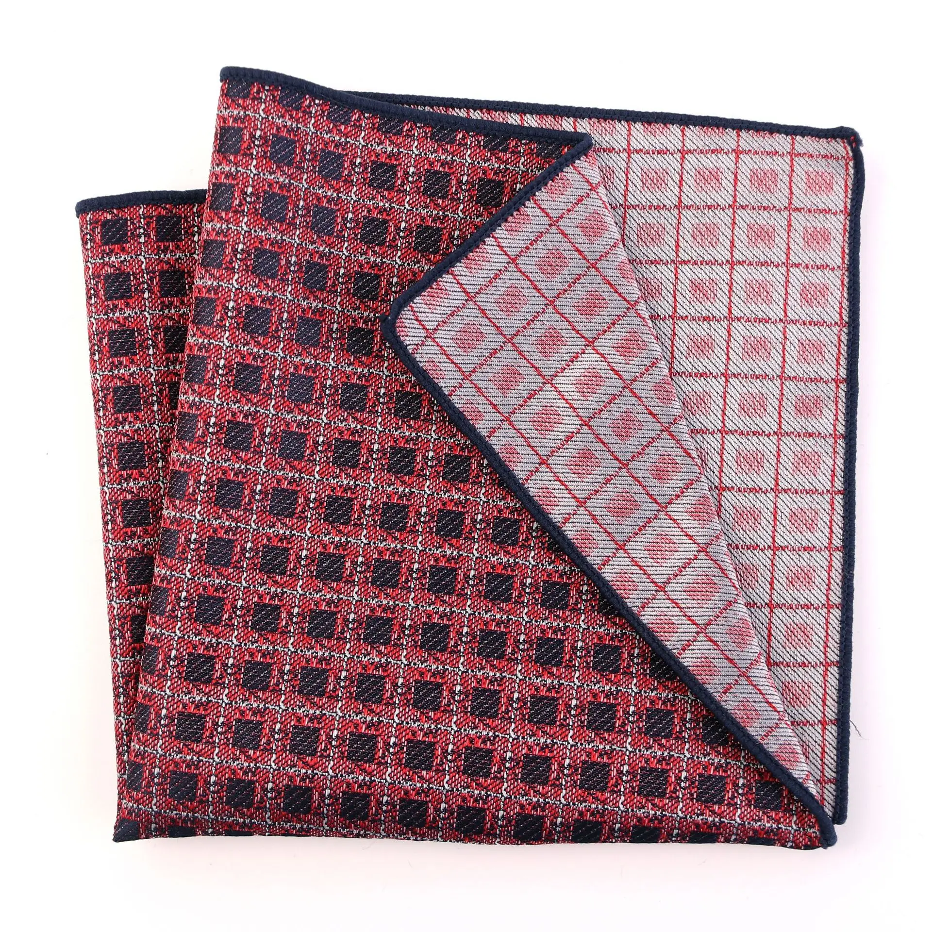 Vintage Paisley Heren Pocket Square Brits Design Dot Plaid Zakdoek Borst Handdoek Pak Accessoires Mode Heren Pocket Vierkant