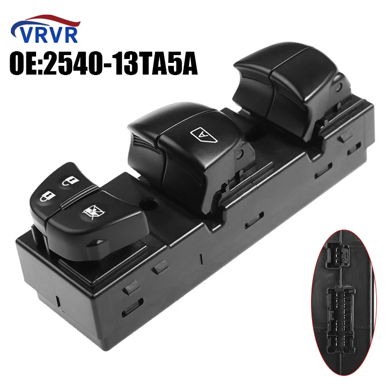 VRVR 25401-3TA5A 254013TA5A Front Left Electric Power Window Switch For 2013-2018 Nissan Altima