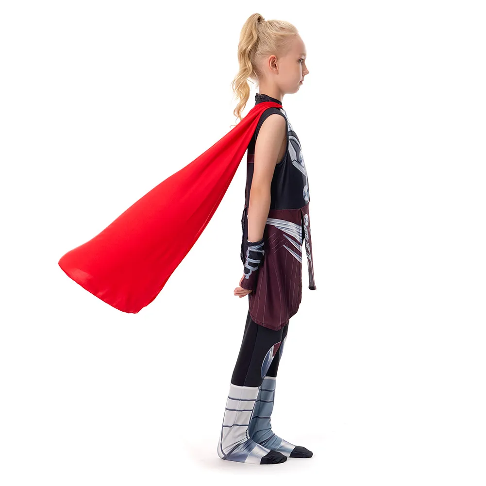 Love and Thunder Cosplay Costume pour enfants, combinaison pour enfants, tenues Everak, Halloween, carnaval trempé