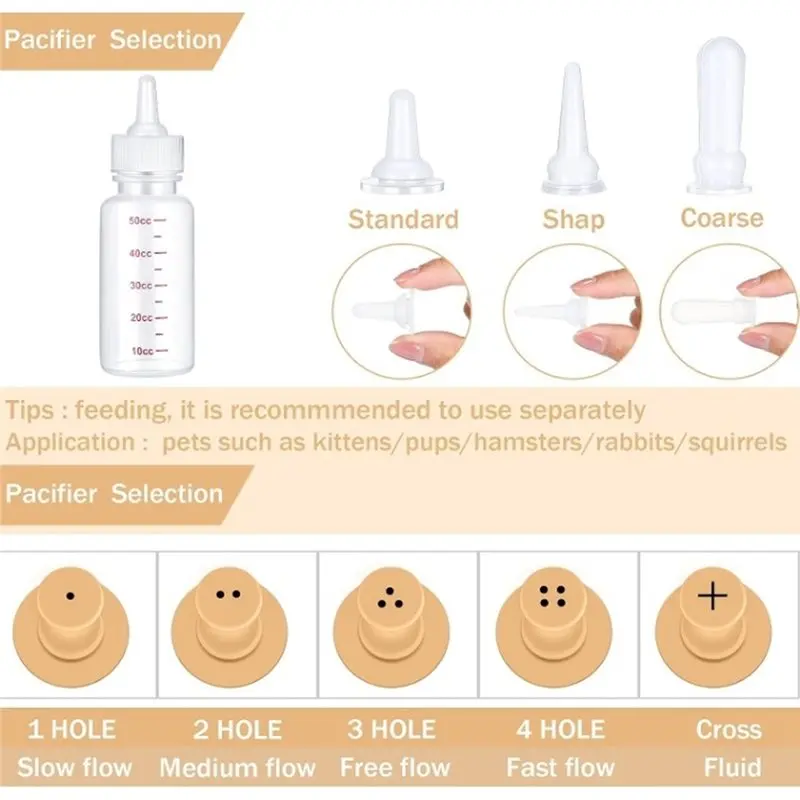 ABKO-Puppy Nursing Bottle Kit 17 Pcs Syringe Set