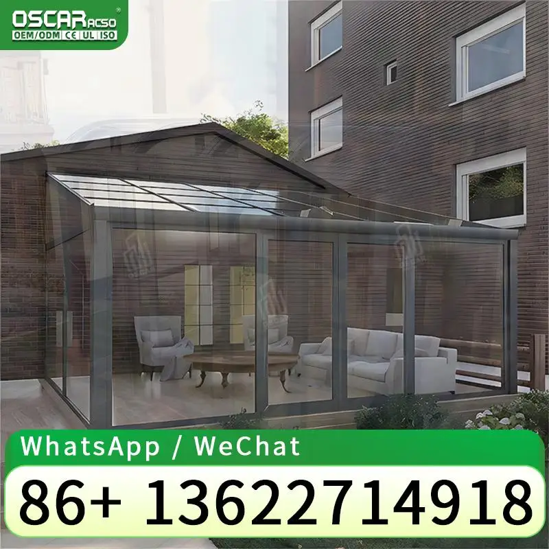 Hot Sale Modern Prefabricated Solar Plumbing House with Triangle Roof for Living Room in Backyard and Rural Area sunroom