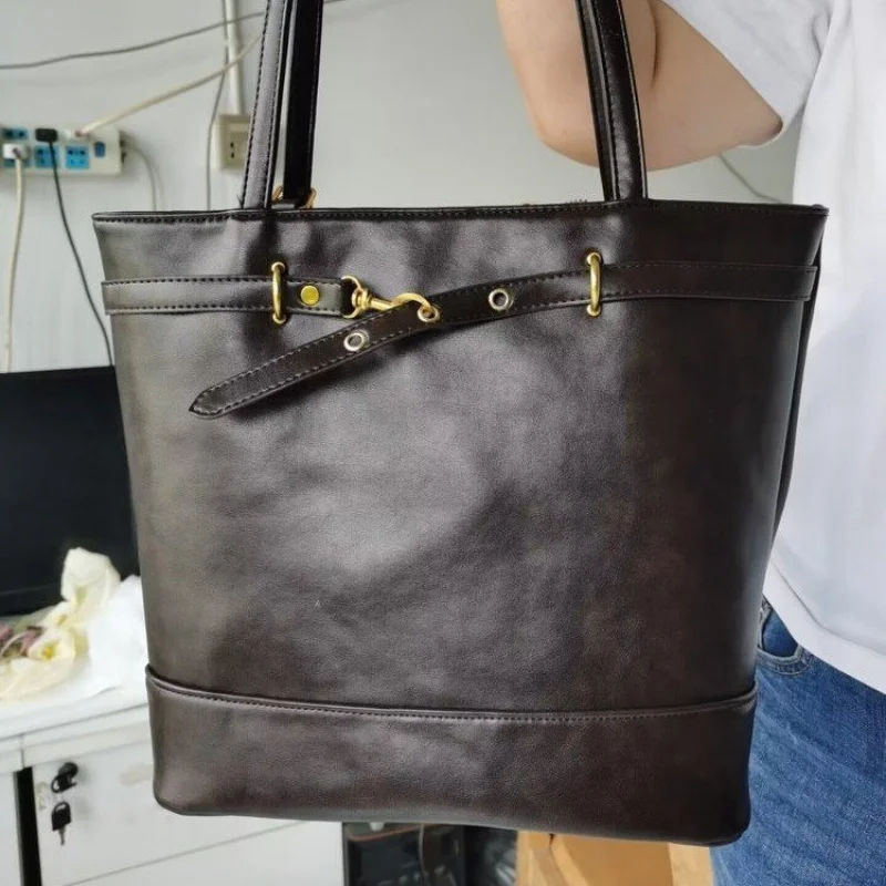 

Fashionable Women's Tote Bag Crafted From Jasmine-Patterned Leather Featuring Casual High-End Lasting Spacious Daily Look​
