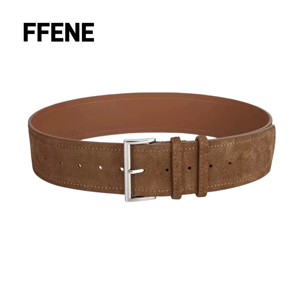 

Hot sale luxury new genuine leather matte fur coat belt women's decoration windbreaker coat corset simple and versatile belt