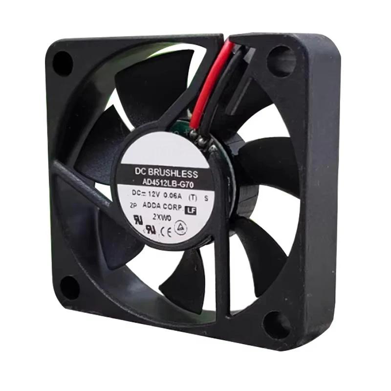 

Осевой вентилятор 4510 12В DC AD4512LB-G70 0.06А, низкопотребляющий охлаждающий вентилятор для ТВ-приставок и роутеров