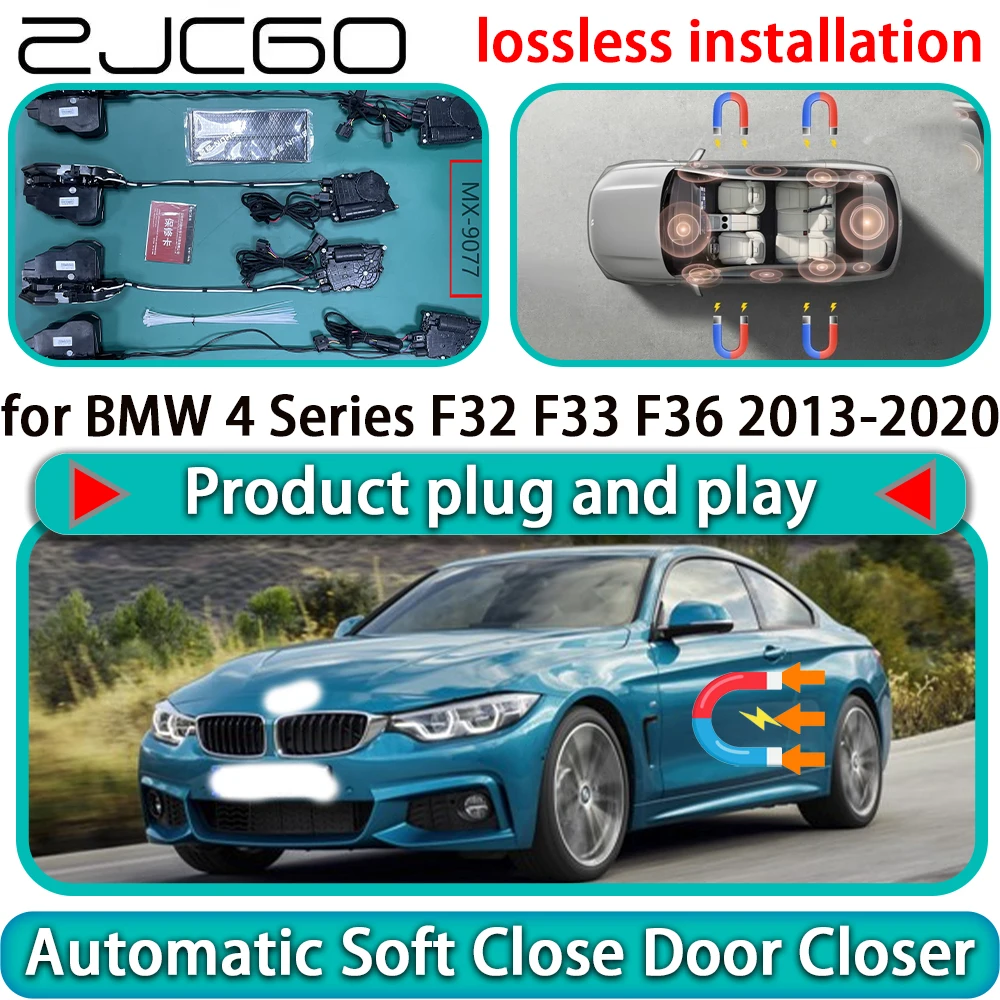 for BMW 4 Series F32 F33 F36 2013-2020 OEM Auto Pull Car Soft Close Door Kit Power Latch Electric Door Catch Soft Closing Assist