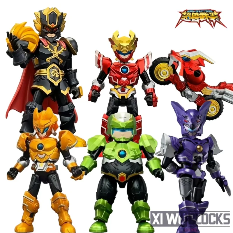 

Super Beast Armor Assemble Building Blocks Man Huo Linfei Miao Tiao Jun Tai Lei Mobile Model Toy Collection Ornament Gift