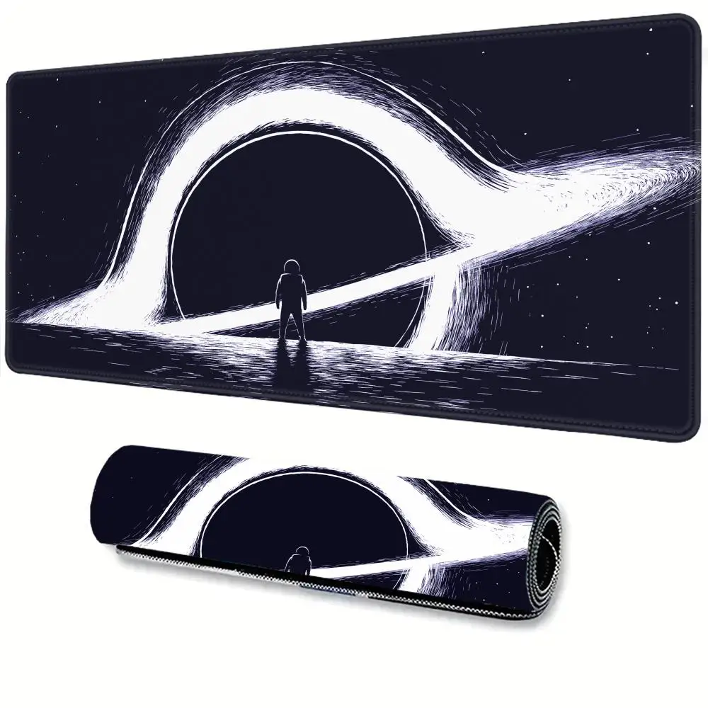 

Universe Mouse Pad Gaming Astronaut Mousepad Keyboard Mats Space Desk Pads XXL 90x40cm Deskmat For Computer Mousepads Big Carpet