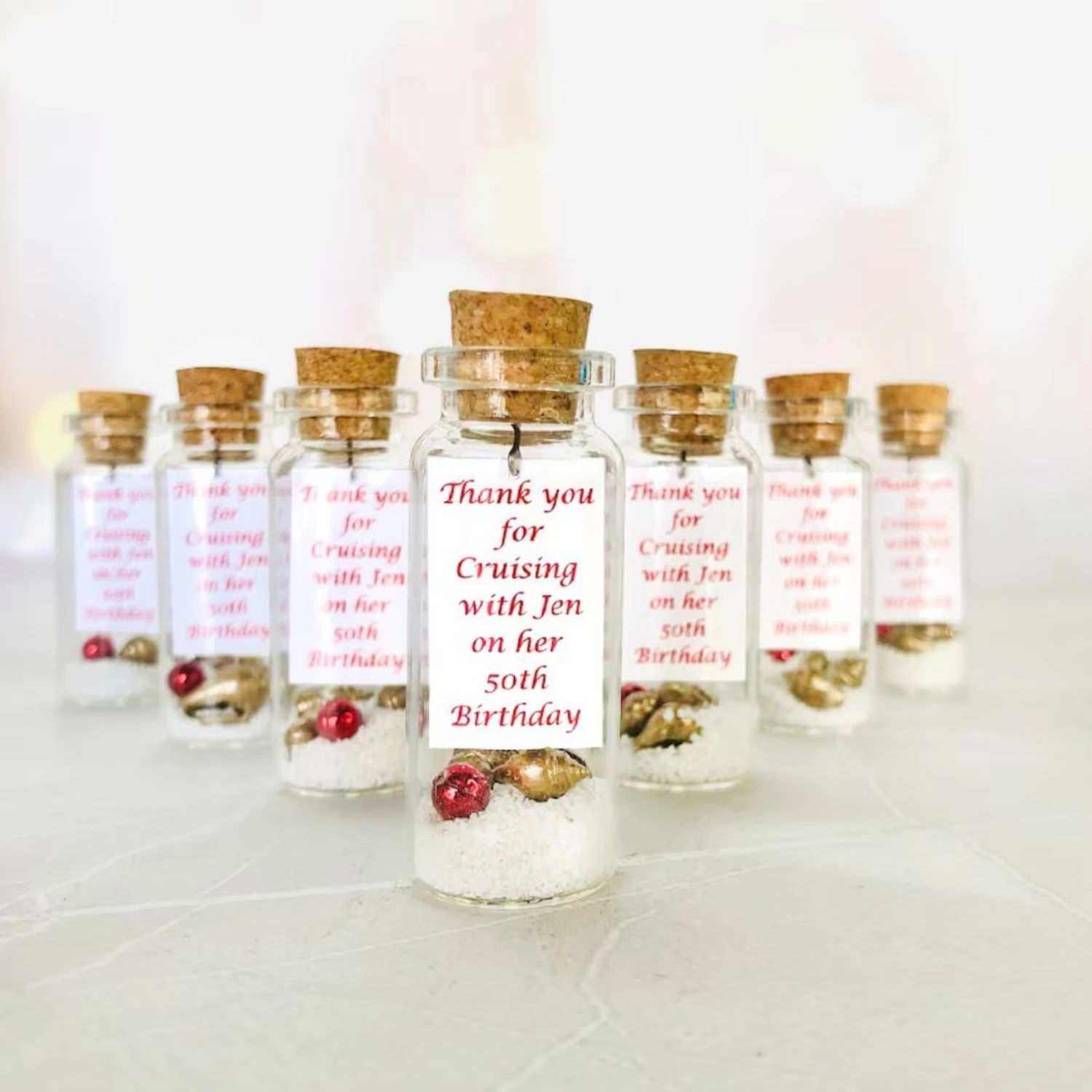 Birthday Party Favors, Thank You Gifts for Guests, Cruise Party Favors, 40th, 50th 60th, 70th, 80th, 90th Anniversary Favors, Sa - view 2