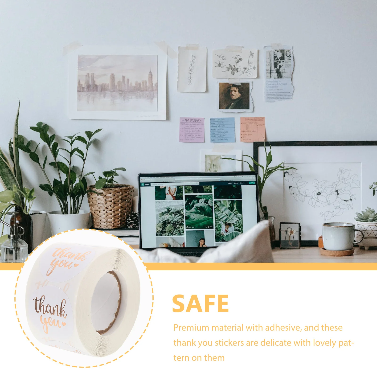 

500Pcs Thank You Stickers Lovely Gift Sealing Sticker Food Bag Sealing Stickers Wedding Party Favor Decoration