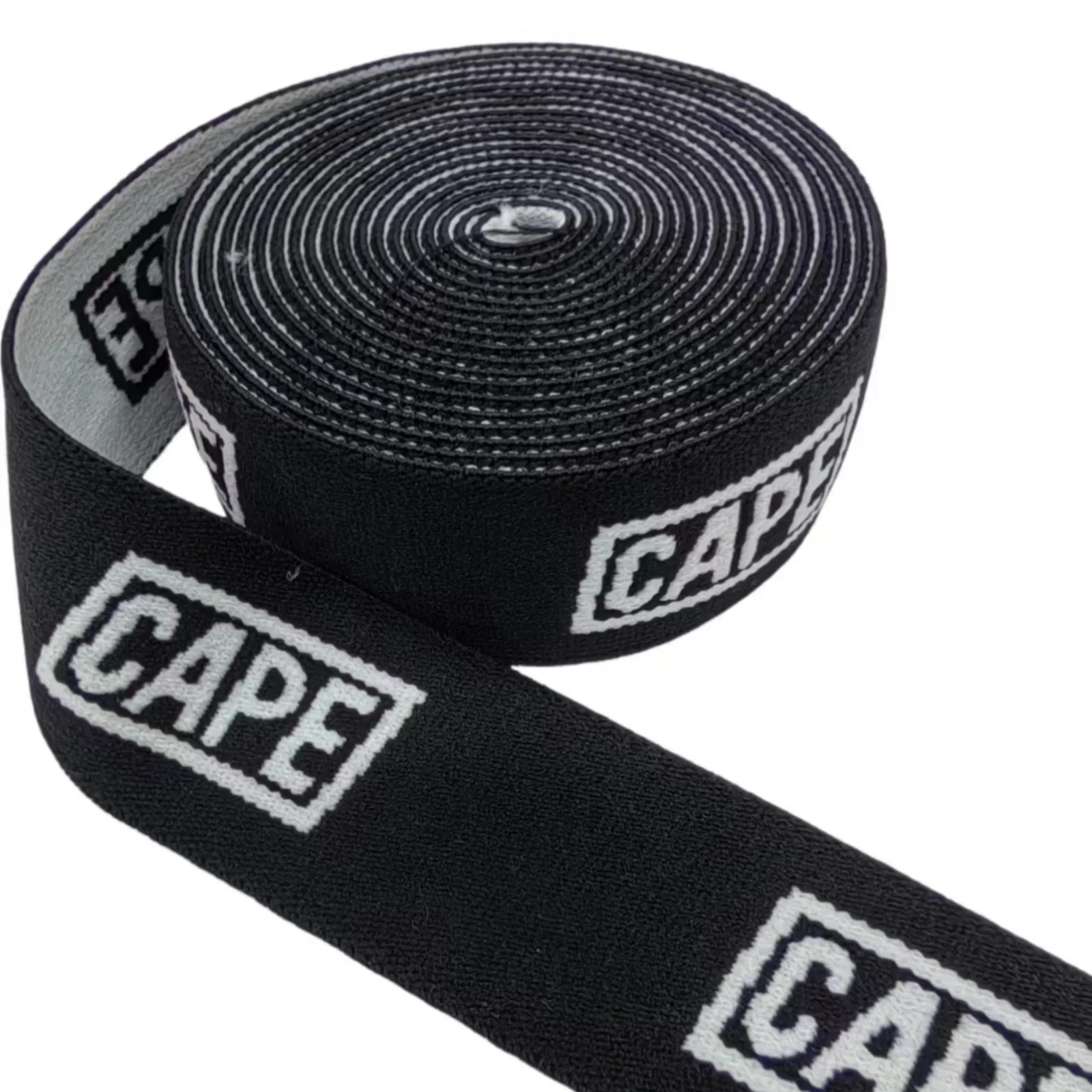 

Custom Jacquard Elastic Band Webbing Ribbon for Sewing Clothes Bag Decoration Tape Waistband Belt DIY Accessories