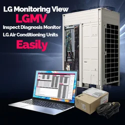 LGMV per monitorare il ciclo VRF del sistema LG condizionatore d'aria monitoraggio del prodotto visualizzatore grafico controllo dell'unità interna codice di errore